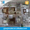 Hot sale 1:25 scale architrcture house model wth furniture,interior model with led