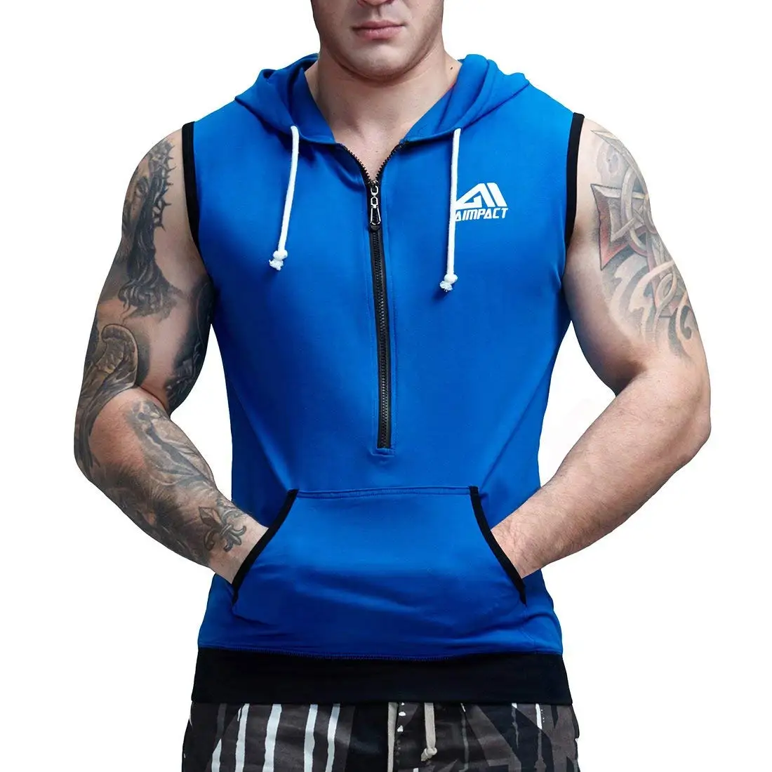 ufc sleeveless hoodie
