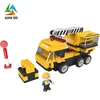 1003 engineering series high altitude crane truck eco building blocks with controller