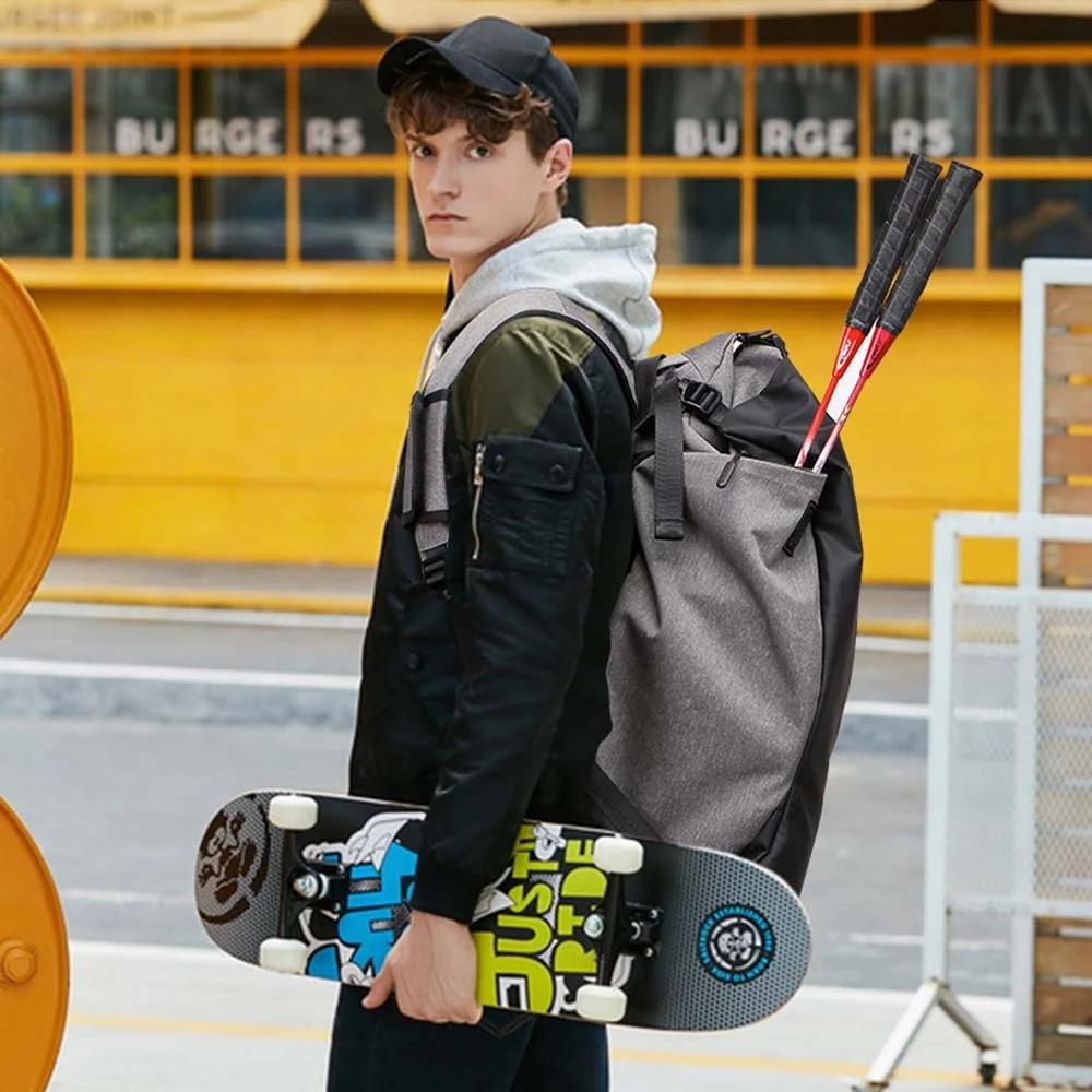 
Stock Wholesale Soft Waterproof Backpack Weekend Travelling Bag Sport Gym Bag Custom Logo 