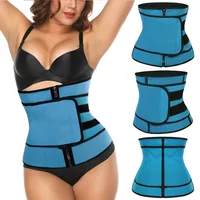 

Ecowalson Unisex Abdominal Belt High Compression Zipper Neoprene Waist Cincher Corset Underbust Body Faja Sweat Waist Trainer