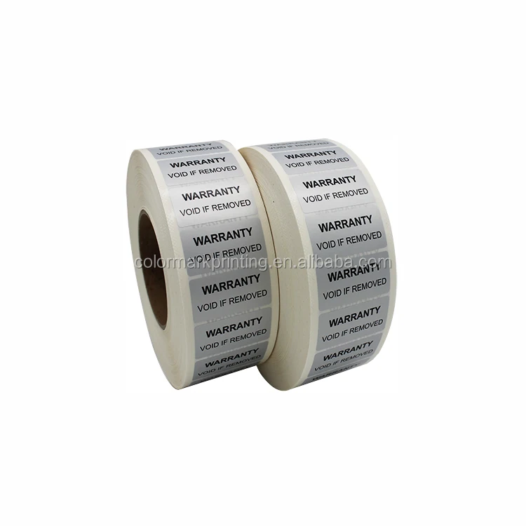 Custom Transfer Tamper Evident Security Tape Void Label Sticker Printing Logo Tamper Evident