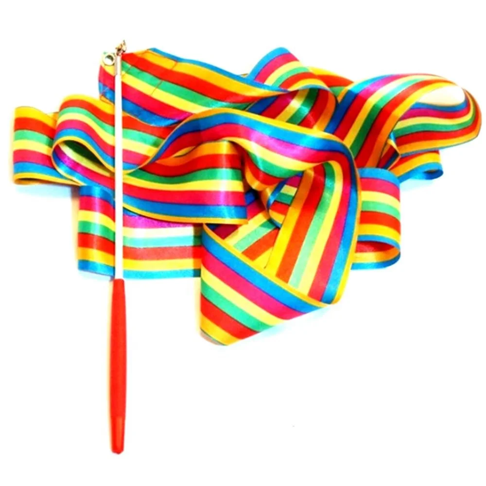 Colorful Rhythmic Dance Artistic Gymnastic Ribbon with Stick