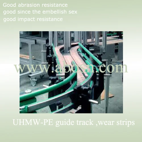 UHMW-PE guide track ,wear strips
