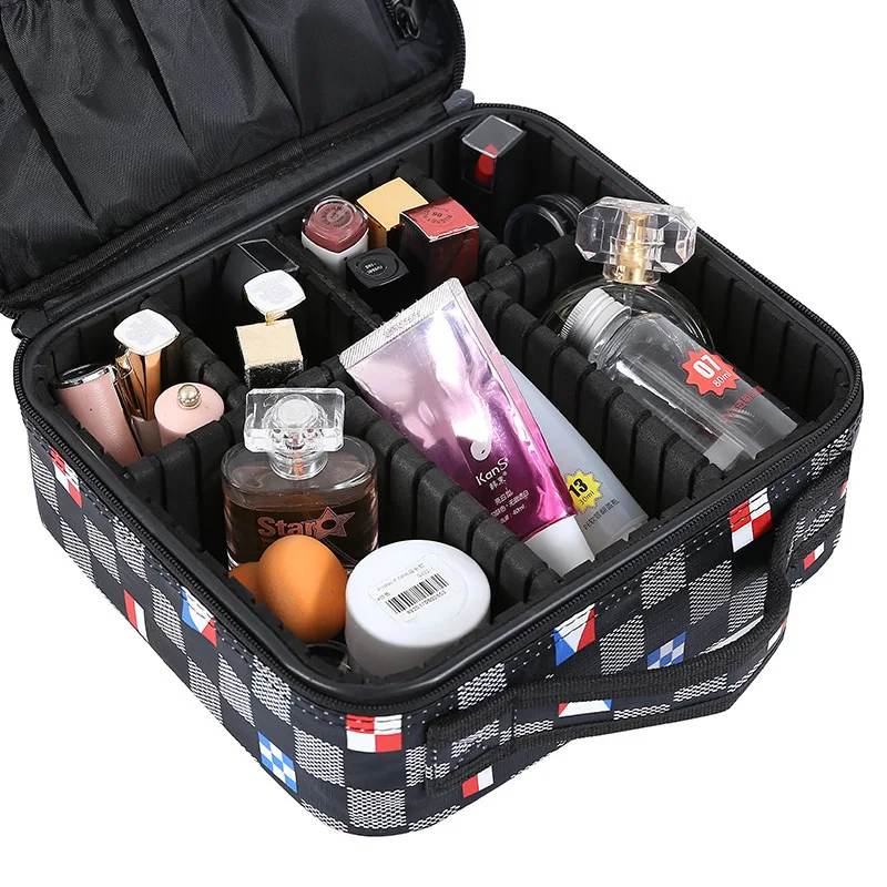 AILU shopping necessaries para mulheres maquiagem Travel Cosmetic Bag For Make Up Women Men Makeup cosmetic bags cases