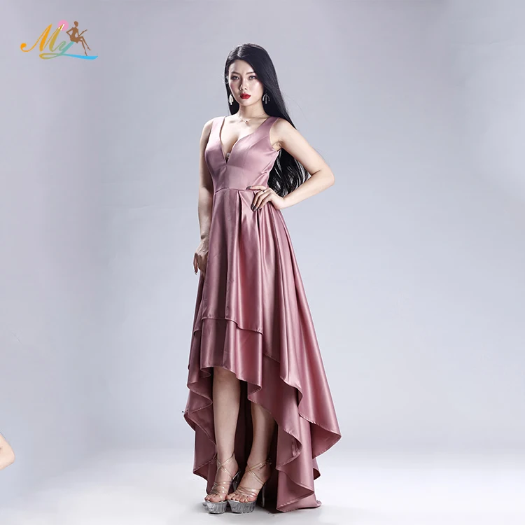 

2021 New Arrivals Plus Size Pink Wear Sexy Women Evening Dresses, Pink or can be customized