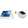 Windows tablet POS 12'' Electronic Cash Register Machine With 80mm receipt printer