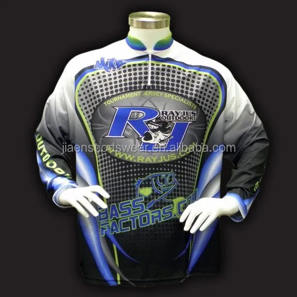 blank fishing jerseys