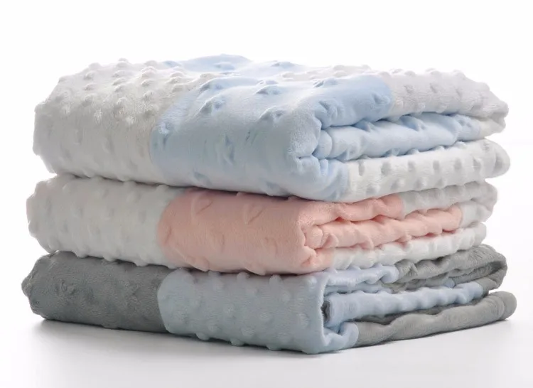 Polyester Microfiber Fleece Soft Touch Newborn Baby Blanket