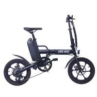 

aluminum 16 inch electric bike 6 speed folding mini ebike 250w