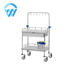 hospital plastic emergency cart