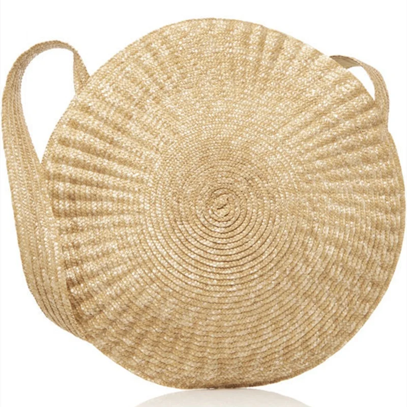 

Big Size Round Natural Straw Bag for Ladies
