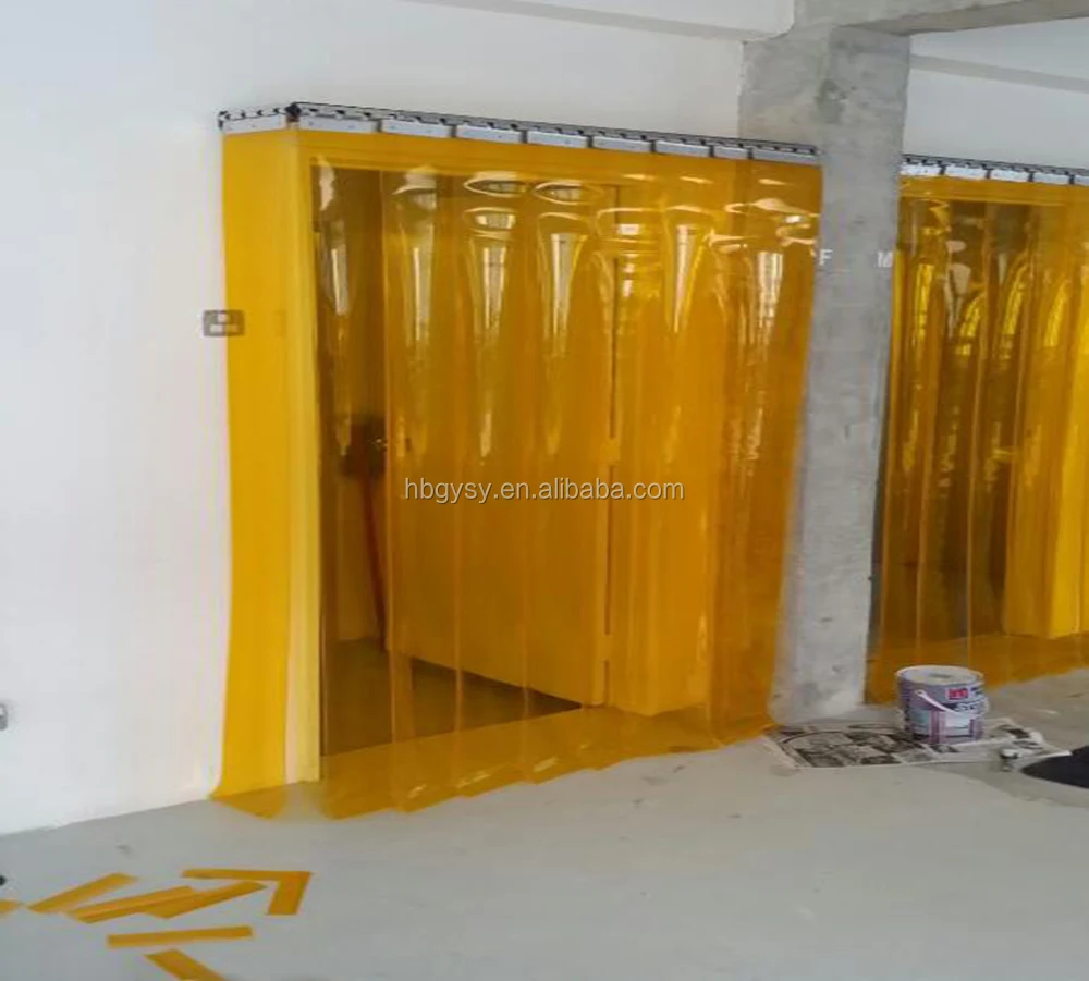cortina de plastico para puerta antiinsectos amarillo acanalado suave pvc industrial buy cortinas de plastico industrial cortina de puerta de tira