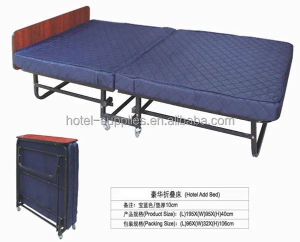 
Professional manufacturer hotel folding bed 