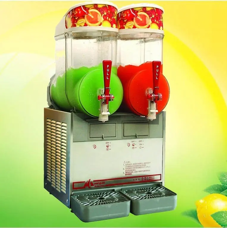 Slush Machine / Juice Dispenser For Super Market Buy Drink Freezer