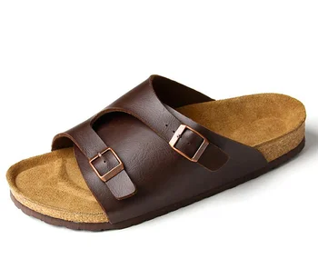pure leather sandals for men