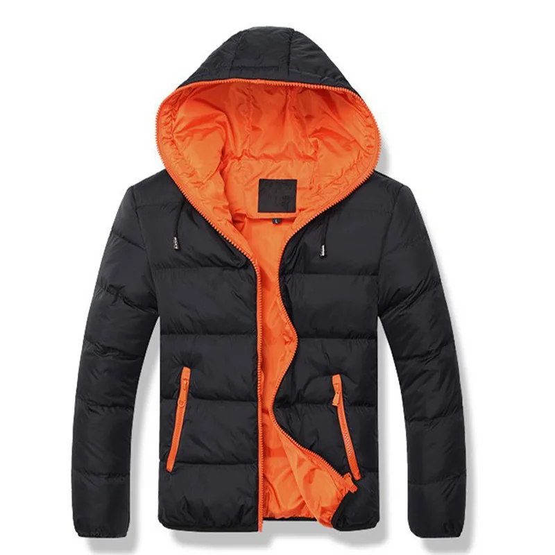 

JACKETOWN Wholesale Japan Color Block Hooded Polyester DWR Winter Padding Jacket, As show
