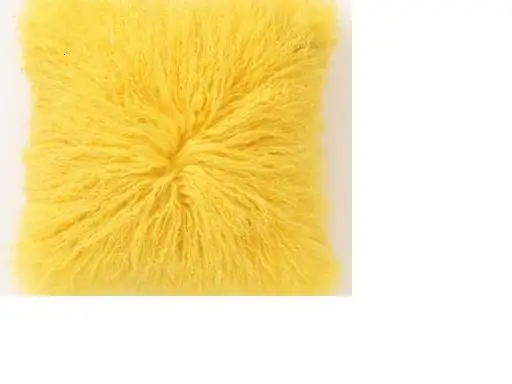yellow fur coats ebay
