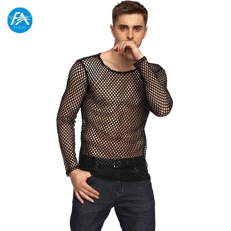 camisetas en malla para hombre