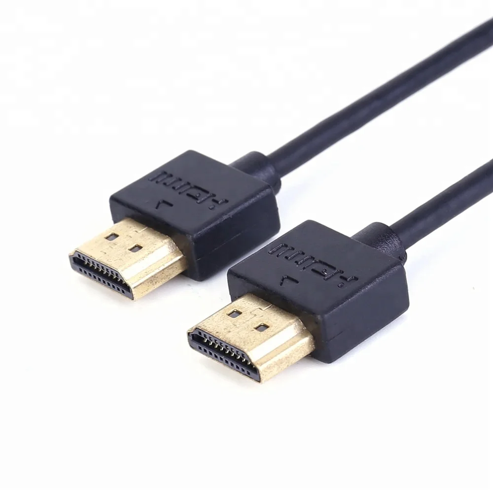 

Ultra Flexible Slim HDMI Cable 0.5m Support 4K 60Hz, Black