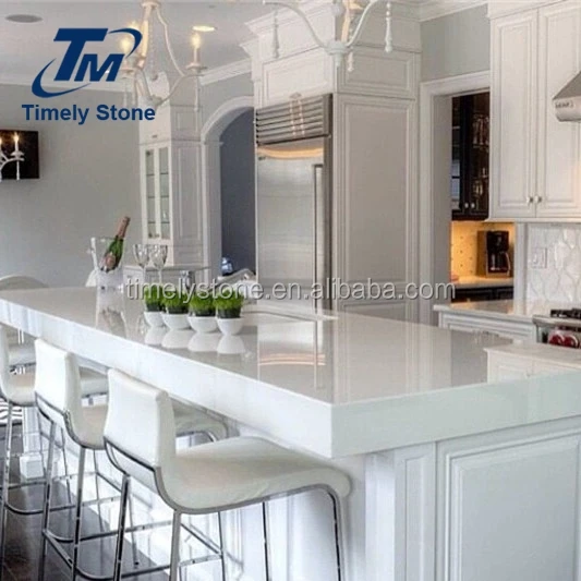 Natural Polar White Pre Cut Quartz Countertop Buy Polar White