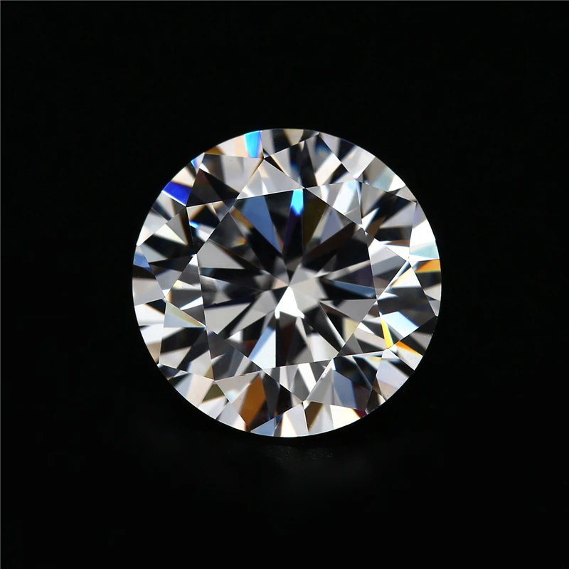 

Wholesale Synthetic Gemstone D color White Round brilliant Cut Loose Moissanite