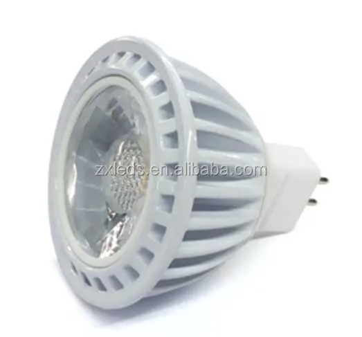 Warm white 2700k COB 5W DC 12V gu 5.3 led spotlight dimmable mr16 led bulbs