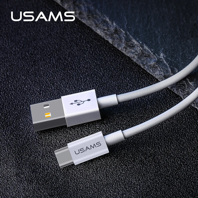 

USAMS SJ285 TPE package Cheapest data Type-C shielded high speed usb c 2.0 charger cable for phones