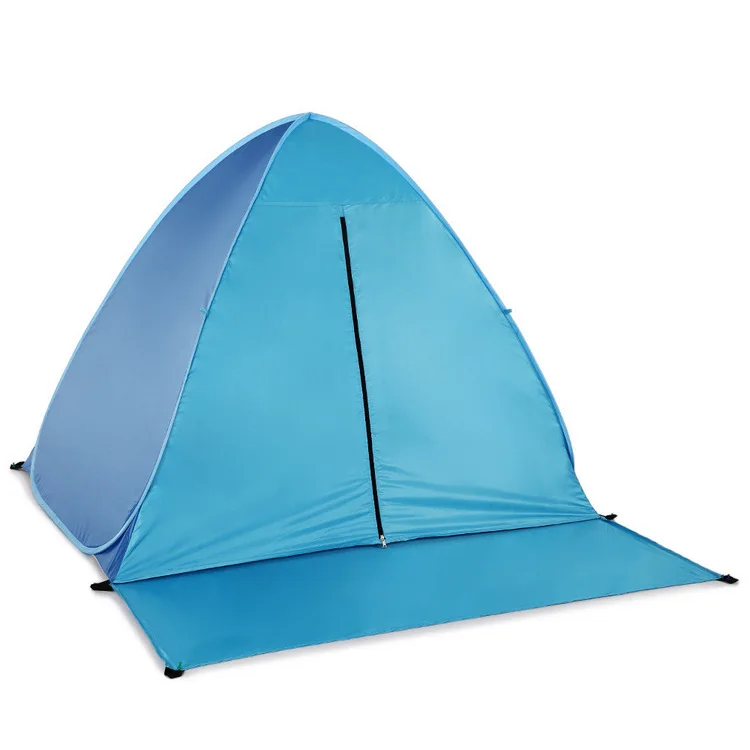 

Outdoor Activities Beach Shade Traveling Automatic Pop Up Tent, Blue