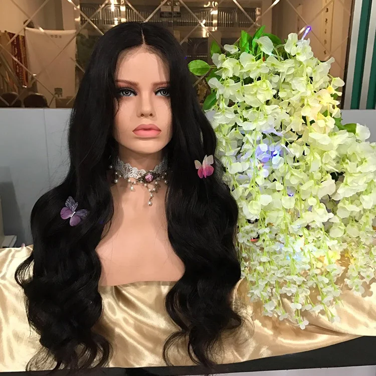 

2019 Hot Selling Body Wave Expensive Human Hair Wigs Front Lace Wig Natural Hair Wigs For Black Women