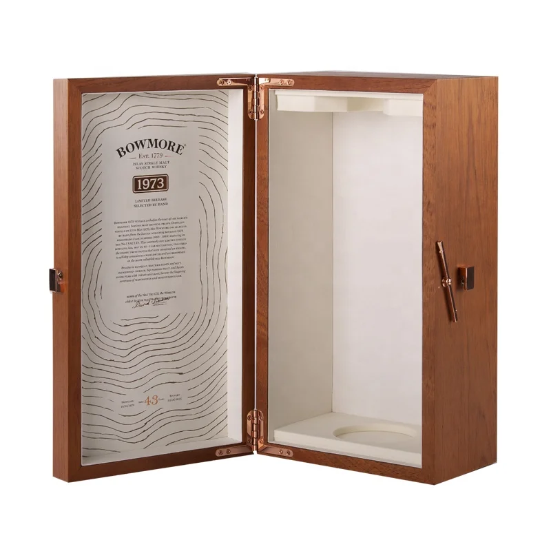 
Manufacturer custom wine box with customized hinge and latch 