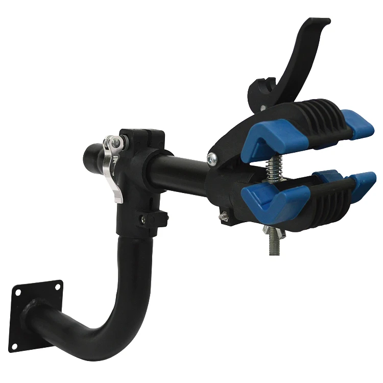 Wall Or Bench Mounted Bicycle Repair Stand Rack With Rotating Head
