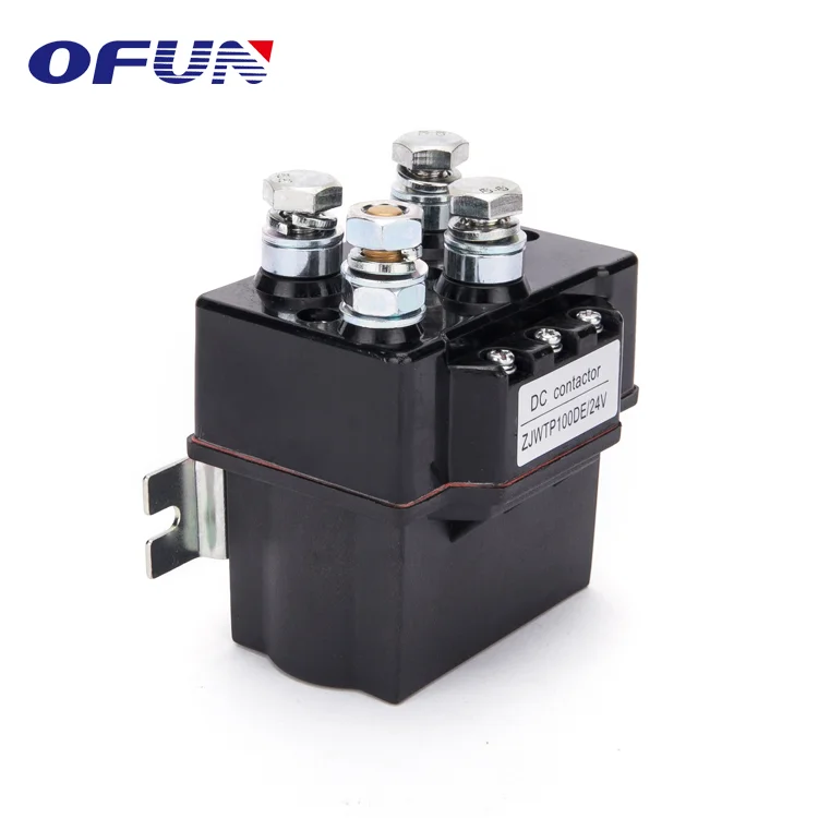 OFUN China Factory Sales ZJWTP100DE DC Contactor For Electrical Winch