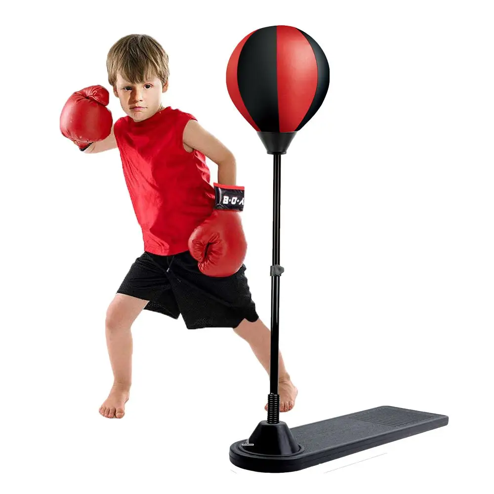 
Adjustable inflatable set stress relief mini punching ball boxing for kids 