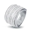 NIBA Accept Paypal Small Wholesale High Quality New Coming Black And White Stainless Steel Ring