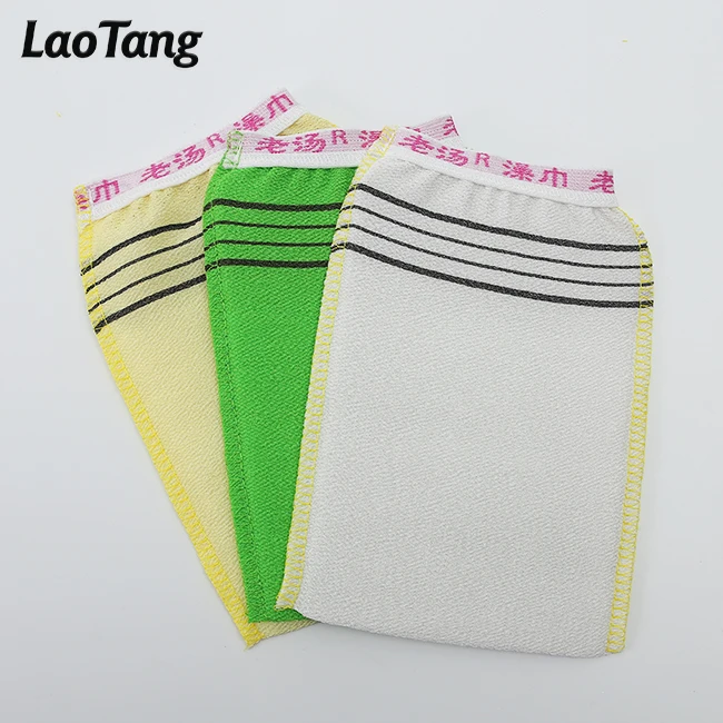 

Bath Gloves Wholesale Body Scrub Mitt Viscose Fiber Korean Exfoliating Hammam Bath Mitt, Colorful