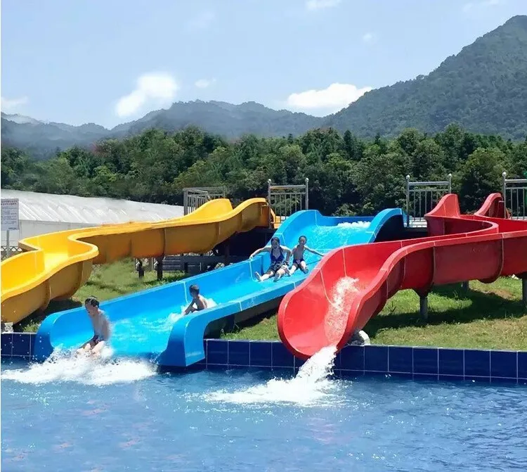 water park fiberglass swimming pool slides for sale