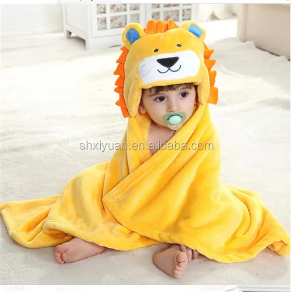 lion baby towel