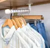 DIY CARTEL Industrial Pipe Wall Mount Clothing Garment Rack Hardware Retail Display Laundry 12 inch Hanging Faceout