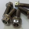Titanium Hex Flange Head Bolts With Drilled Hole m6 m7 m8