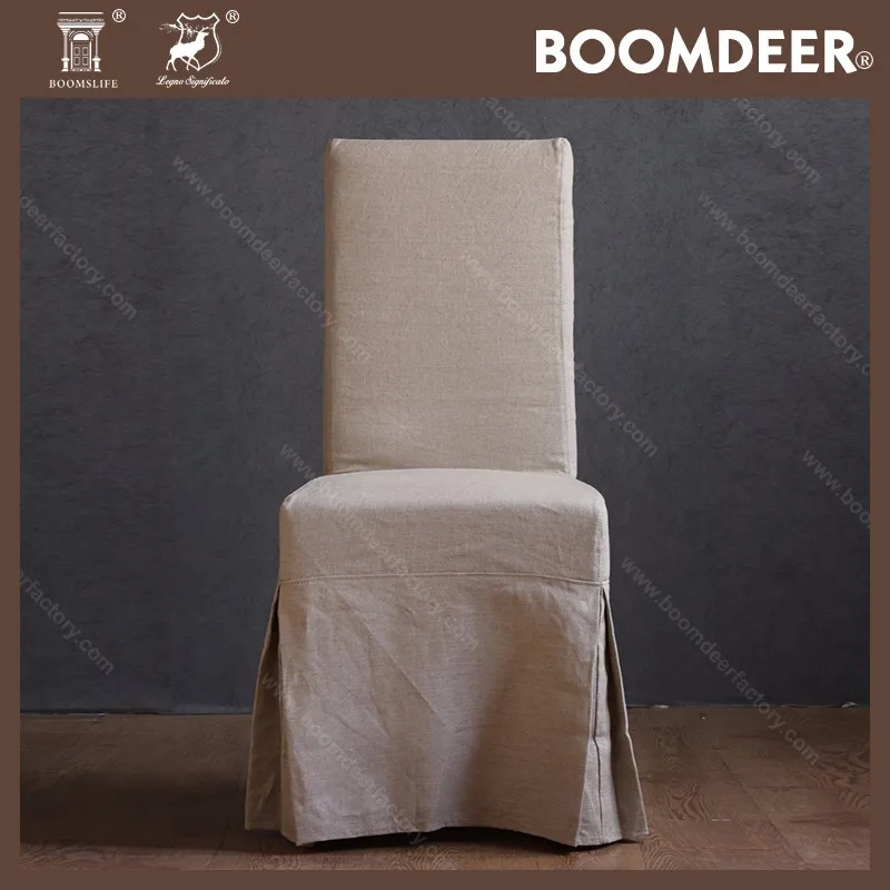 product-Modern furniture design fabric chair wood legs upholstered dining chair-BoomDear Wood-img