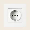 86 type European Standard 16A Wall Power Socket with USB port