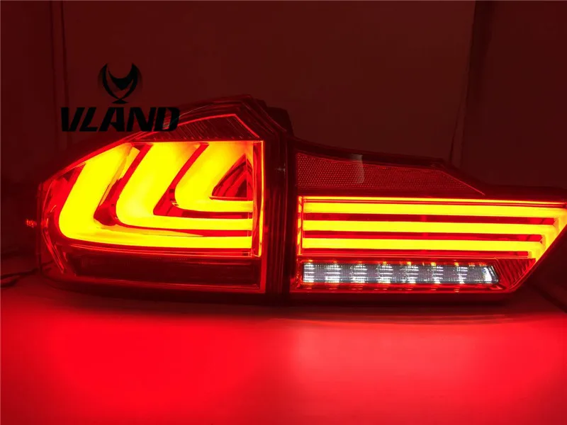 VLAND factory for car taillight City TAIL Lights rear lamp 2014 2015 2016 2017 2018  LED tail lamp with sequential indicator