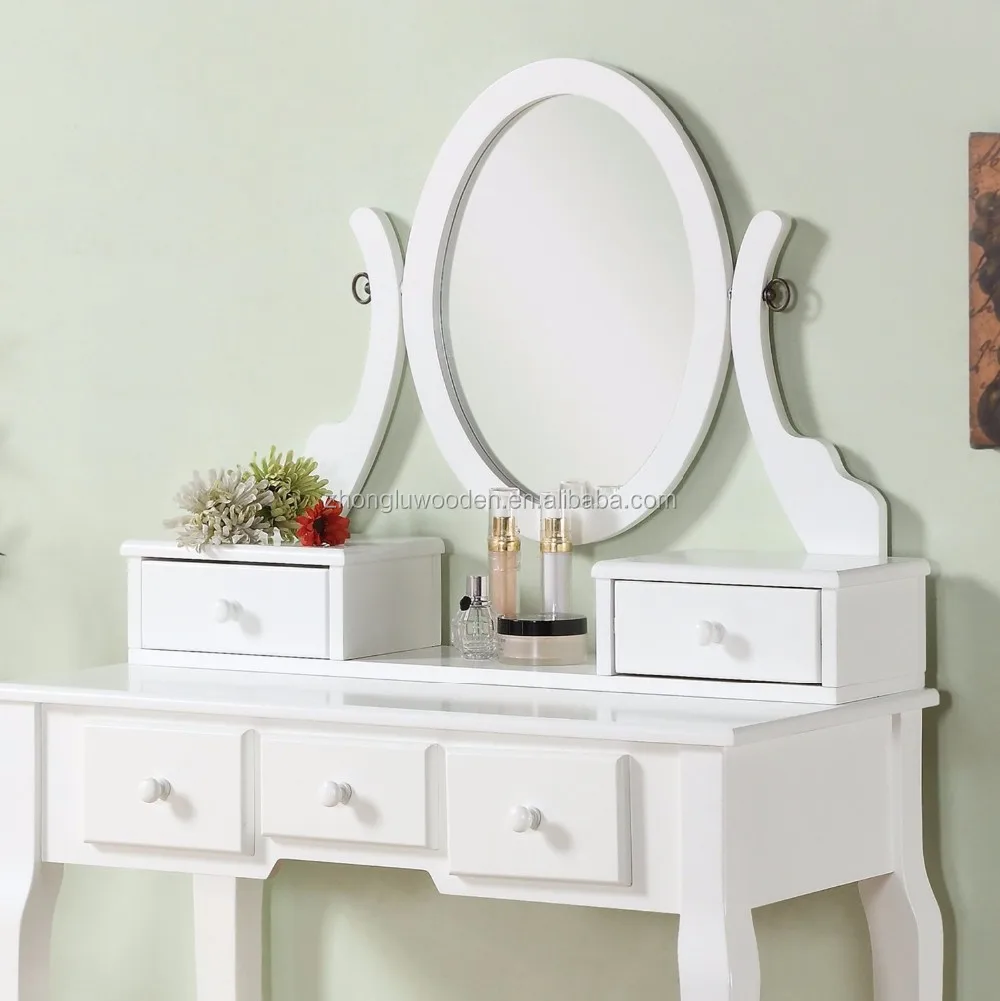 Roundhill Furniture Make Up Vanity Table And Stool Set Vanity Set