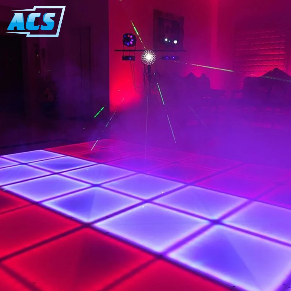 Disco Full Color Dmx Led Dance Floor Tile Home Party Use Light