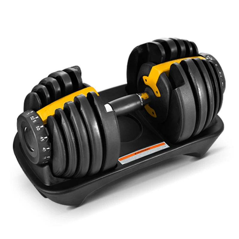 

Professional Electroplating 24KG Adjustable Dumbbell Set, Paint or customized