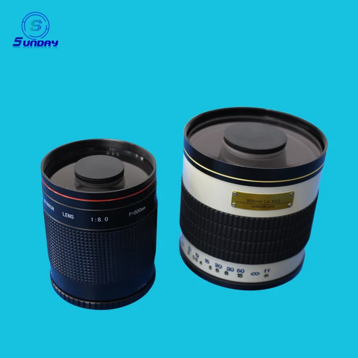 

500mm f6.3 Reflex Mirror Lens For Nikon D5500 D5300 D3300 D3200 D7100 DSLR Camera, Black