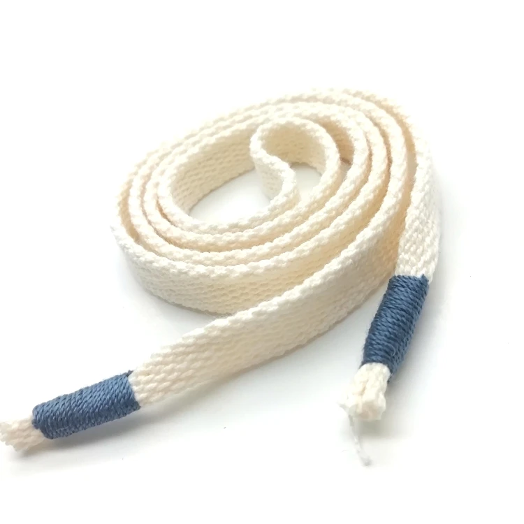 Fashion Style 1cm Flat Cotton Draw Cord Garment Drawstring Cords With ...