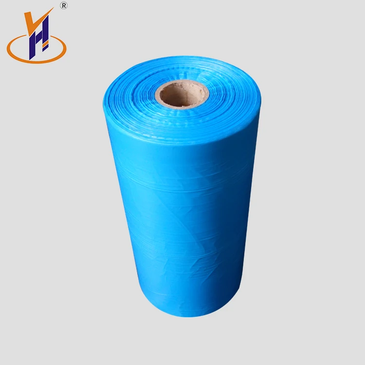 China factory blue hdpe film plastic roll on rolls, View hdpe film