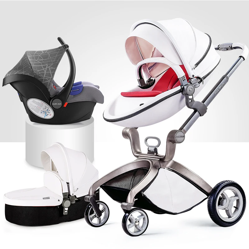 China HOTMOM Baby Stroller Manufacturer 3 in 1 baby carriage Hot mom original baby pram